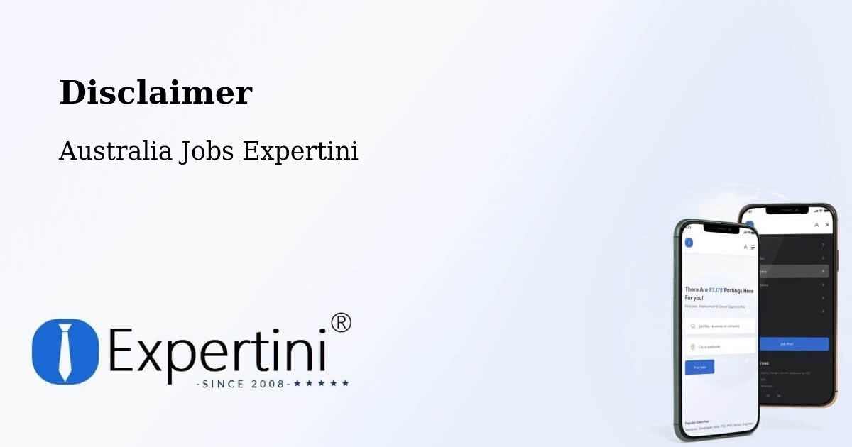 Disclaimer – Emerald - Australia Jobs Expertini